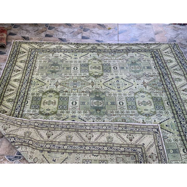 Oushak Rugs - Wholesale Area Rug - Vintage Turkish Anatolian Handmade Oushak Tribal Kazhak Rug19