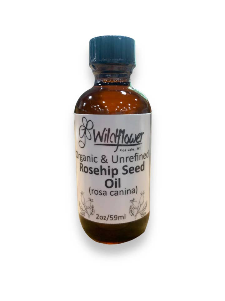 Rosehip Seed Oil - Unrefined & Organic for wholesale by Wildflower Herbs LLC