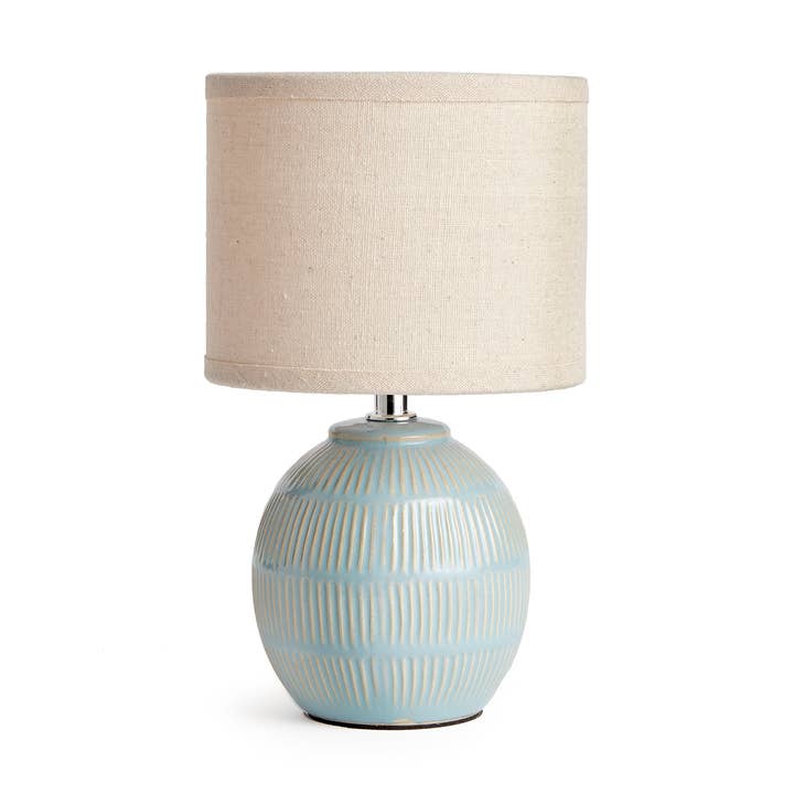 Antoni Mini Lamp, Soft Blue for wholesale by Napa Home & Garden