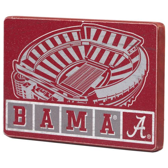 Open Road Brands, LLC - Wholesale Magnet - University of Alabama Football Stadium Wood Magnet1
