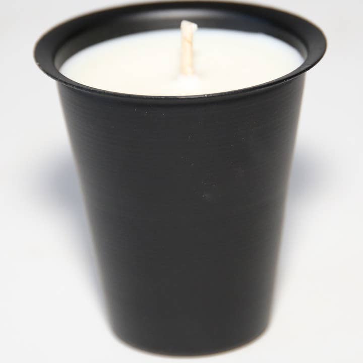 Forever Green Art - Wholesale Jar/Filled Candle - Sugar Mold 3″ Candle Cup (Black and Gold)4