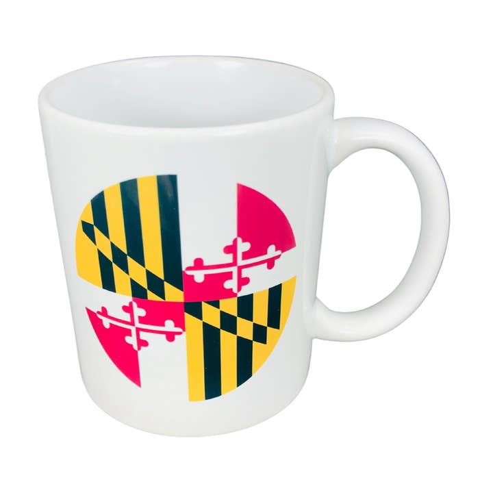 Tazza - Bandiera dello Stato del Maryland - USA per la vendita all'ingrosso da parte di Worldwide Souvenirs