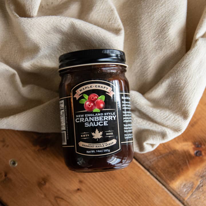Maple Craft Foods - Wholesale Sauce - Maple-Crafted New England Cranberry Sauce, 14oz.