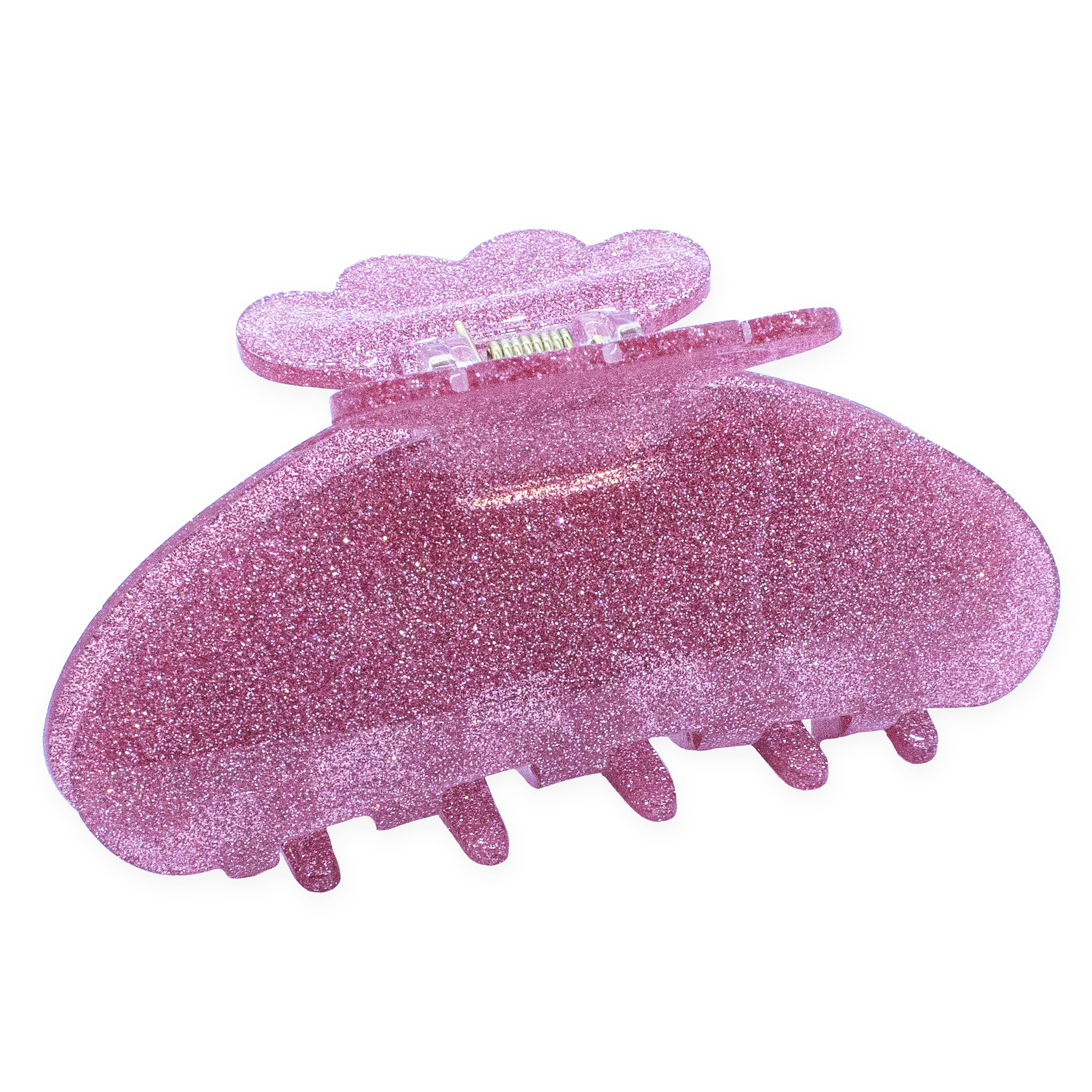 Frog Sac - Wholesale Hair Clip - Women's - Medium Round Glitter Hair Claw Clip7