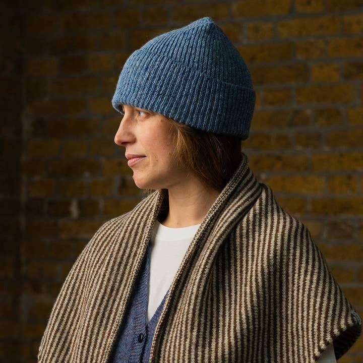 ROVE Knitwear – wholesale Beanie – Unisex – Unisex Donegal Beanie | Pale Blue