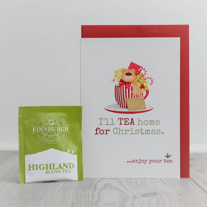 Cartão comemorativo do saquinho de chá - TEA-X-011 por atacado de Smith & Ross Designs