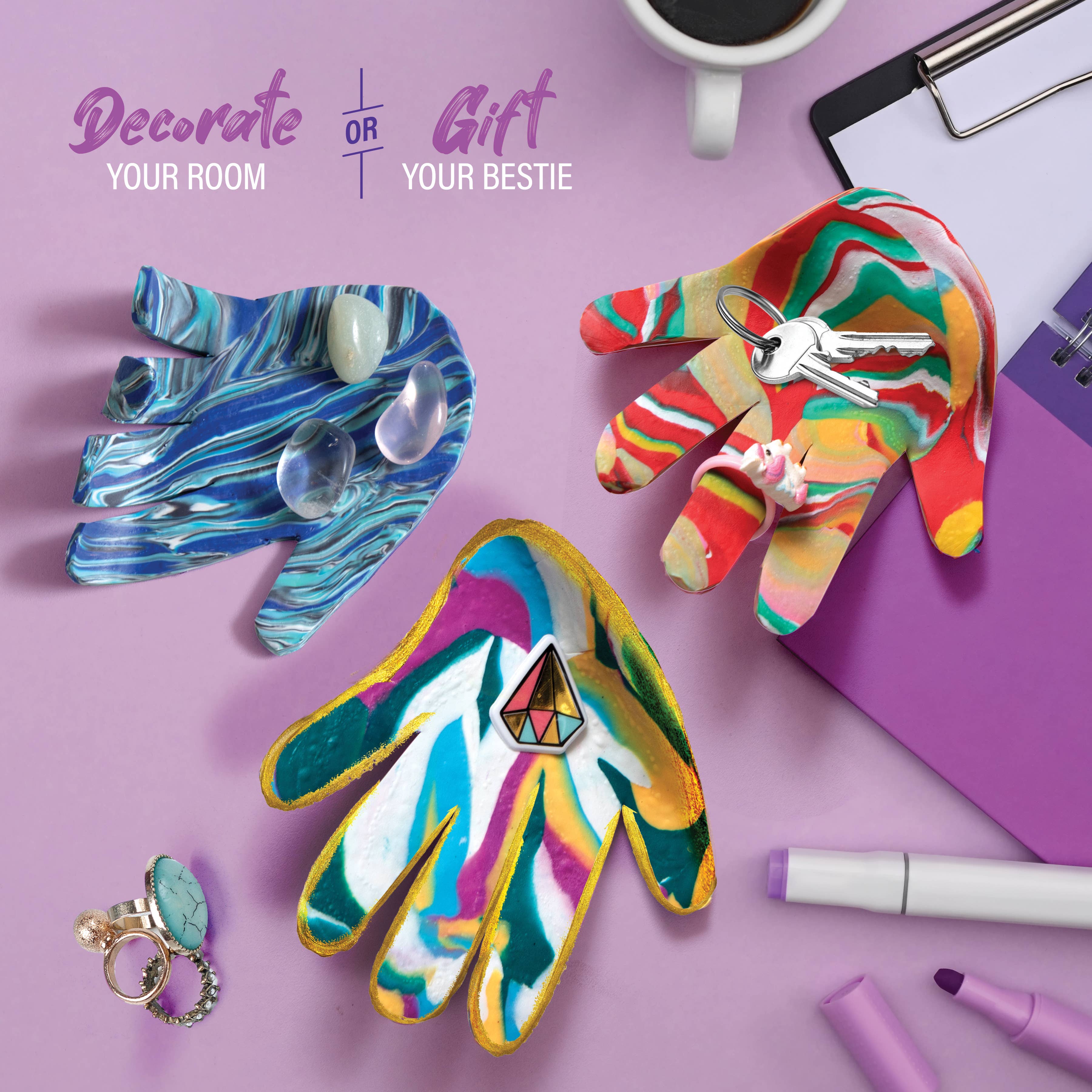 Dan&Darci - Wholesale DIY Craft Kit - Kids - Craft & Clay Handprint Dish Kit - Arts and Crafts for Kids4