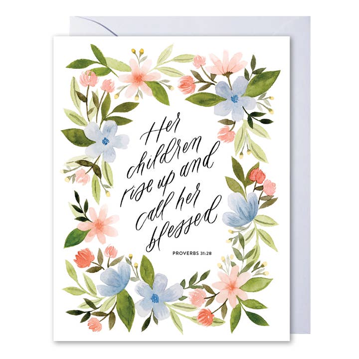 Her Children Call Her Blessed Card for wholesale by Selah Paper