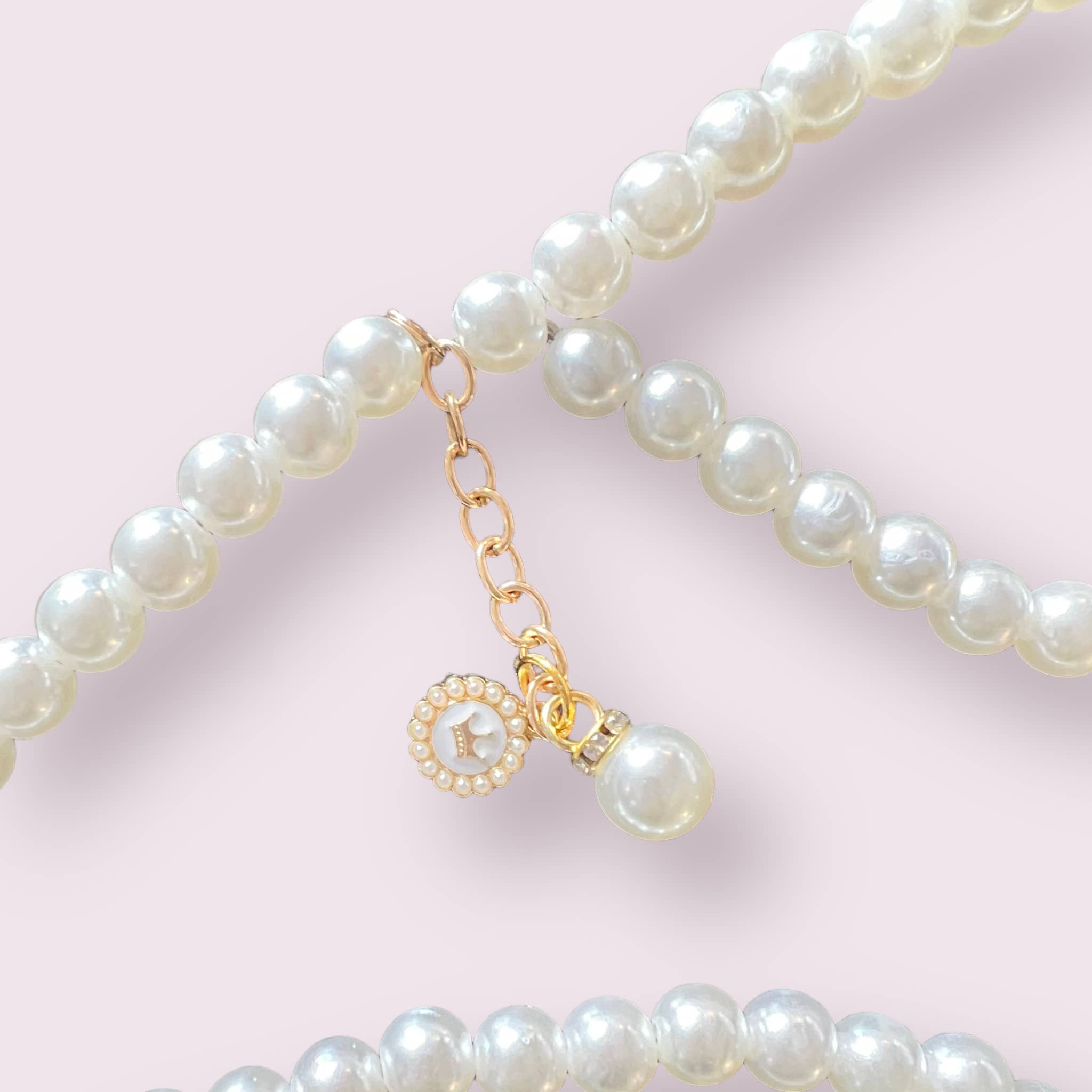 Bark Fifth Avenue – wholesale Pet leash – Dog – Princess in Pearls Leash1