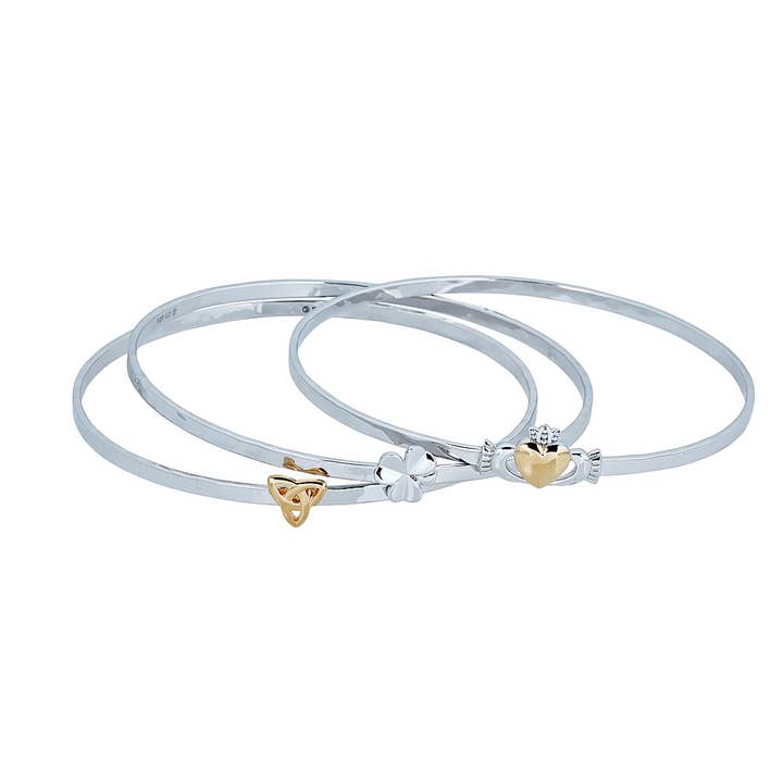 The Irish Jewelry Company – wholesale Bangle bracelet – Stackable Celtic Hammered Bangles2