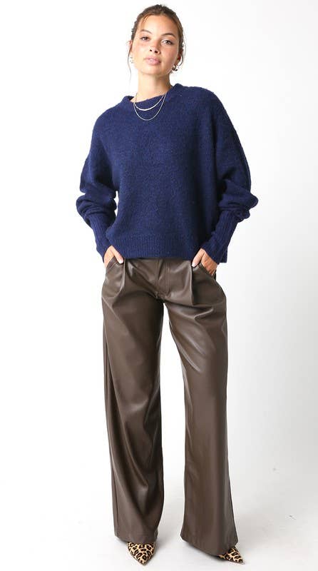 Olivaceous - Wholesale Pullover-trui - Dames - Julien Trui28