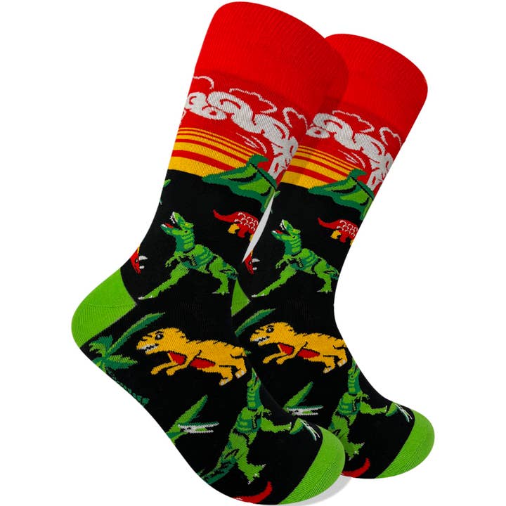 Imagery Socks - Wholesale Socks - Men's - Men's Dinosaur Socks