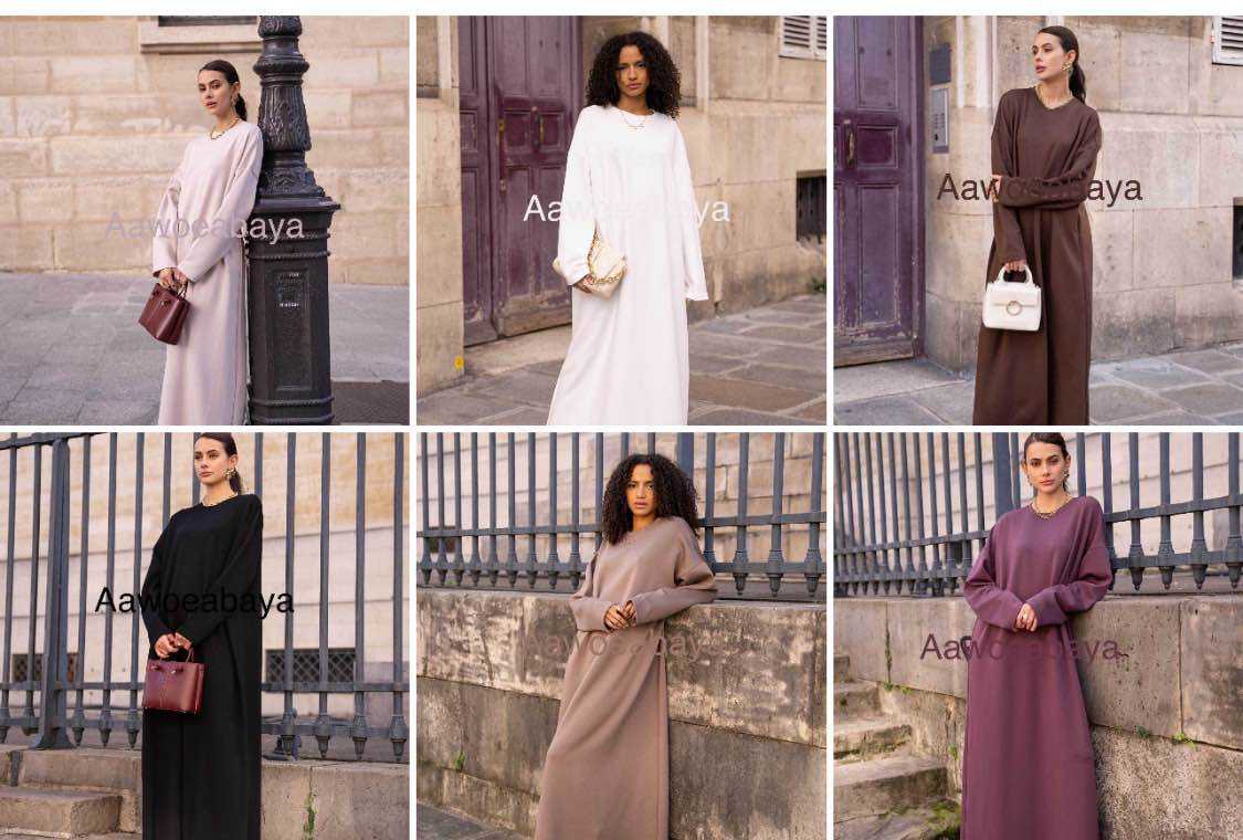 Aawoe Abaya – wholesale Hijab – Women’s – Elegant Abaya Dress With Long Sleeves - 2442-ROB10