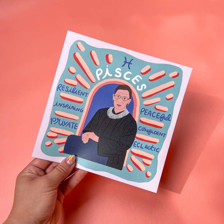 Poissons RBG - Impression - 8x8" pour la vente par Paris Woodhull Illustrations