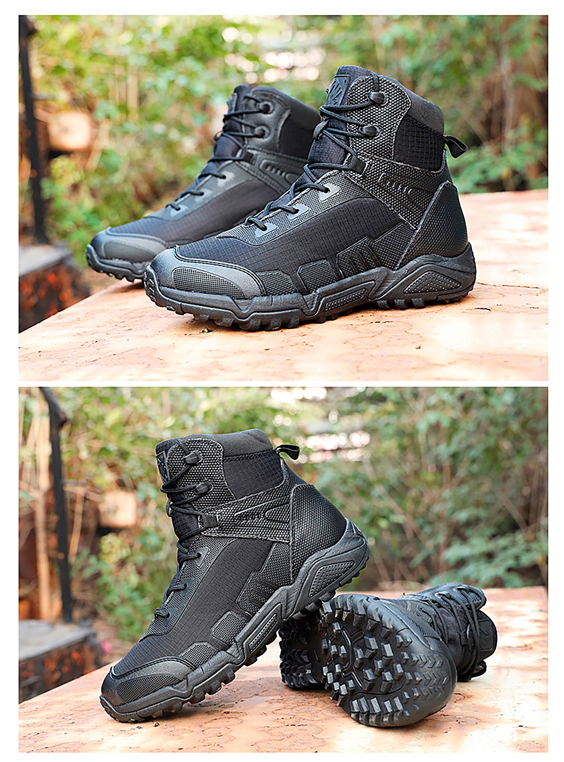 Ivedin - Wholesale Combat/Military Boots - Men's - CluCluC Insignia | Black Tactical Military Police Boots3