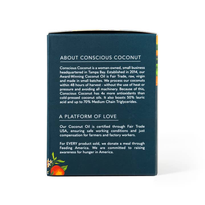 Conscious Coconut - Wholesale Body Scrub/Exfoliant - Sunshine in a Jar - Florida Orange Coconut Oil Sugar Scrub5