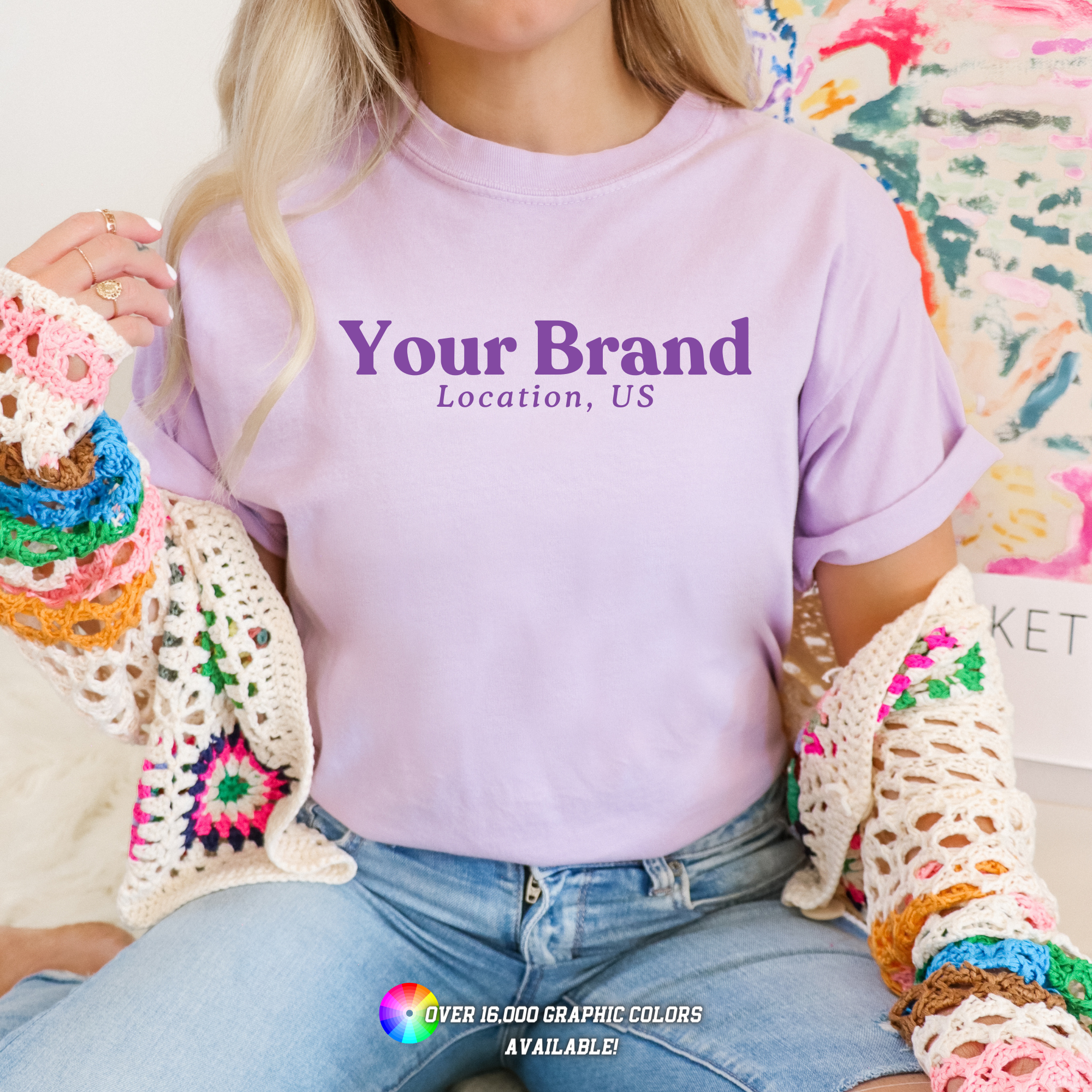 Faith & Life Christian Brands - Vente T-shirt sérigraphié – unisexe - Haut de boutique logo ville État Comfort Colors vêtements personnalisés19