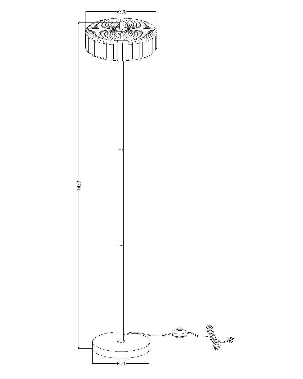K LIVING - Wholesale Accent/Desk Lamp - 2 Light Clear Ribbed Glass Collection including Table lamp, Floor Lamp or Ceiling Pendant in a Brass finish7