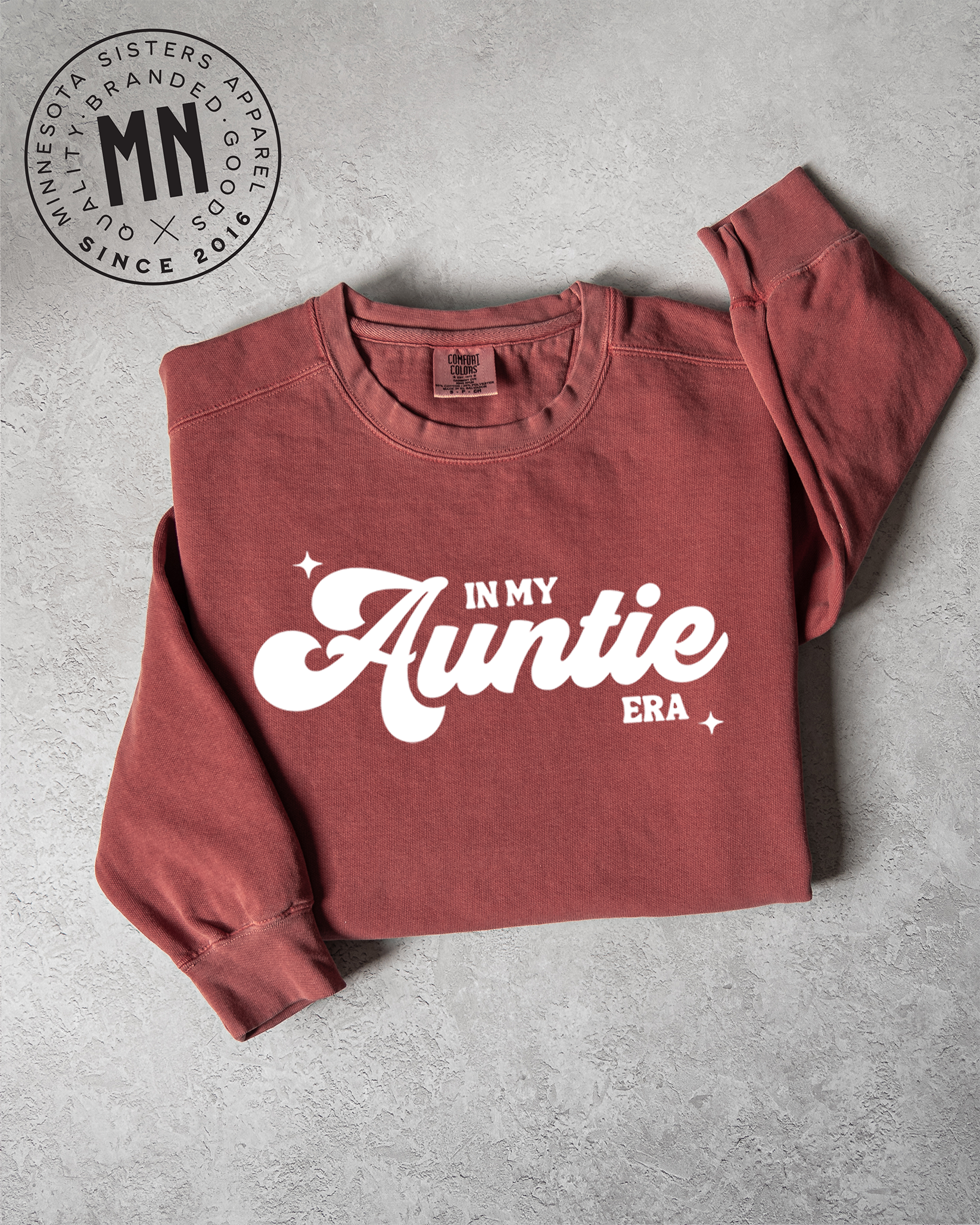 Minnesota Sisters - Wholesale Graphic Sweatshirt - Women's - In My Auntie Era Crewneck1