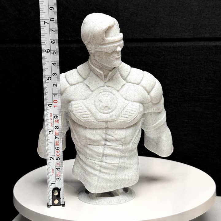 August Art House - Wholesale Decorative Figurine - Cyclops Superhero X-Men Marble Statue Marvel-Inspired 7 Inch Bust4