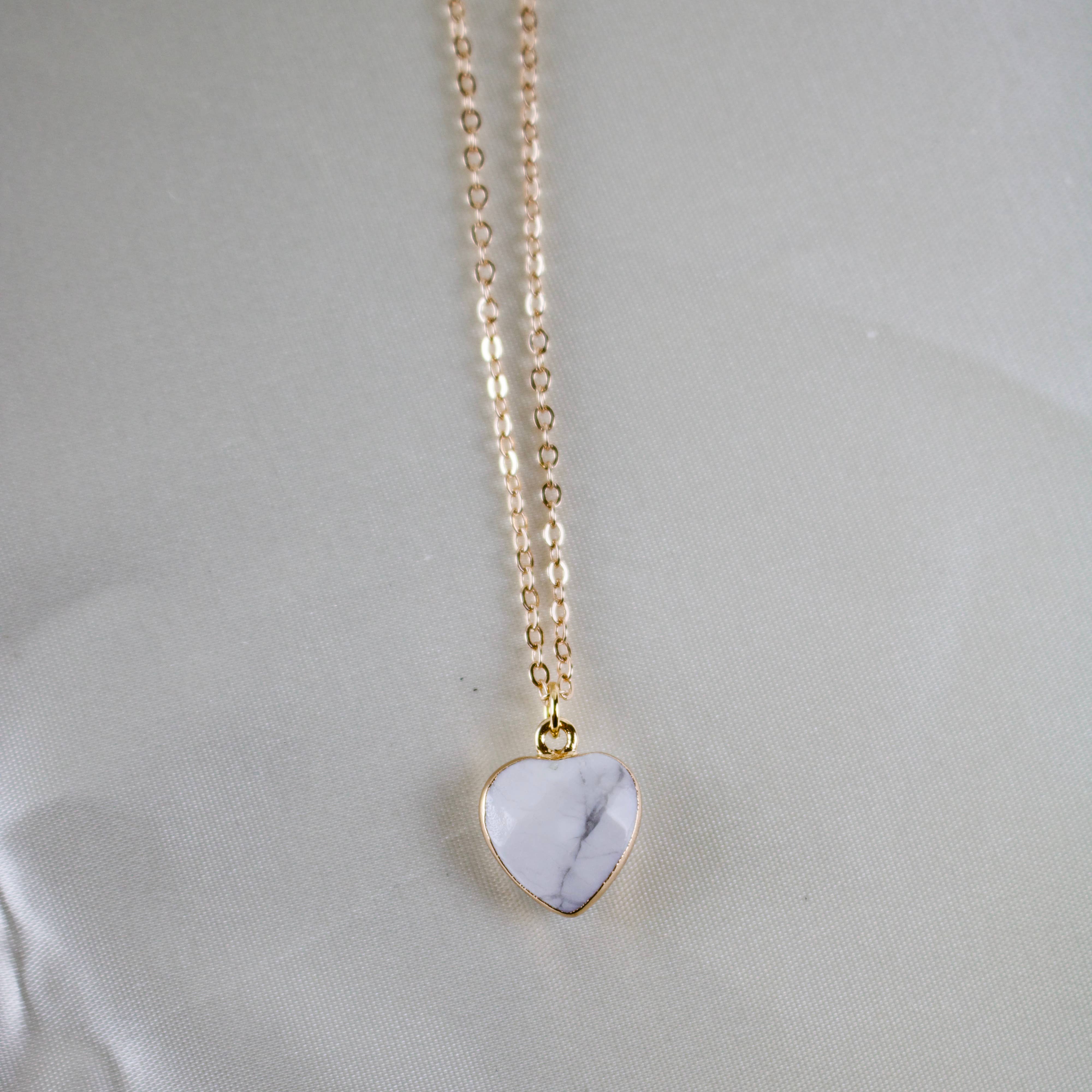 TISH jewelry - Wholesale Pendant/Charm Necklace - Celeste // Crystal Heart Necklace5