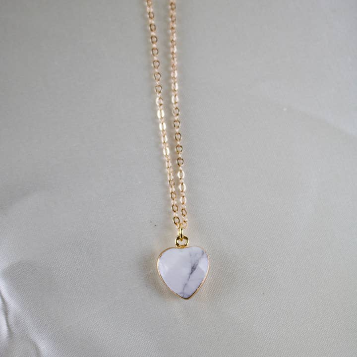 TISH jewelry - Wholesale Pendant/Charm Necklace - Celeste // Crystal Heart Necklace5