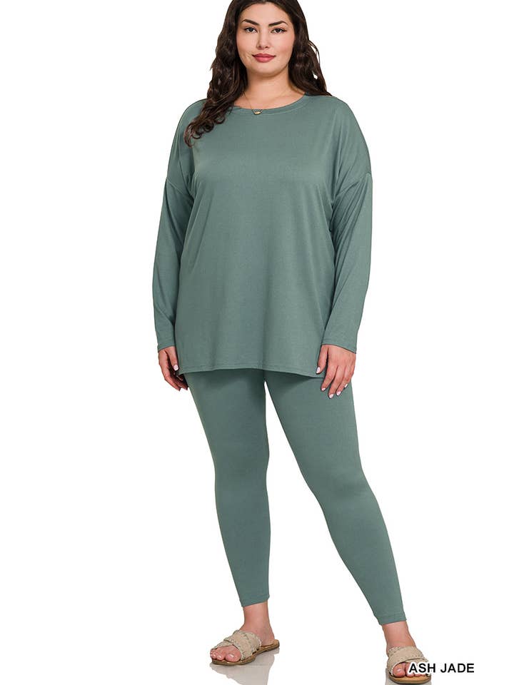 42POPS - Vente Ensemble de vêtements d'intérieur – femme - ".._ Ensemble de détente en microfibre Plus41