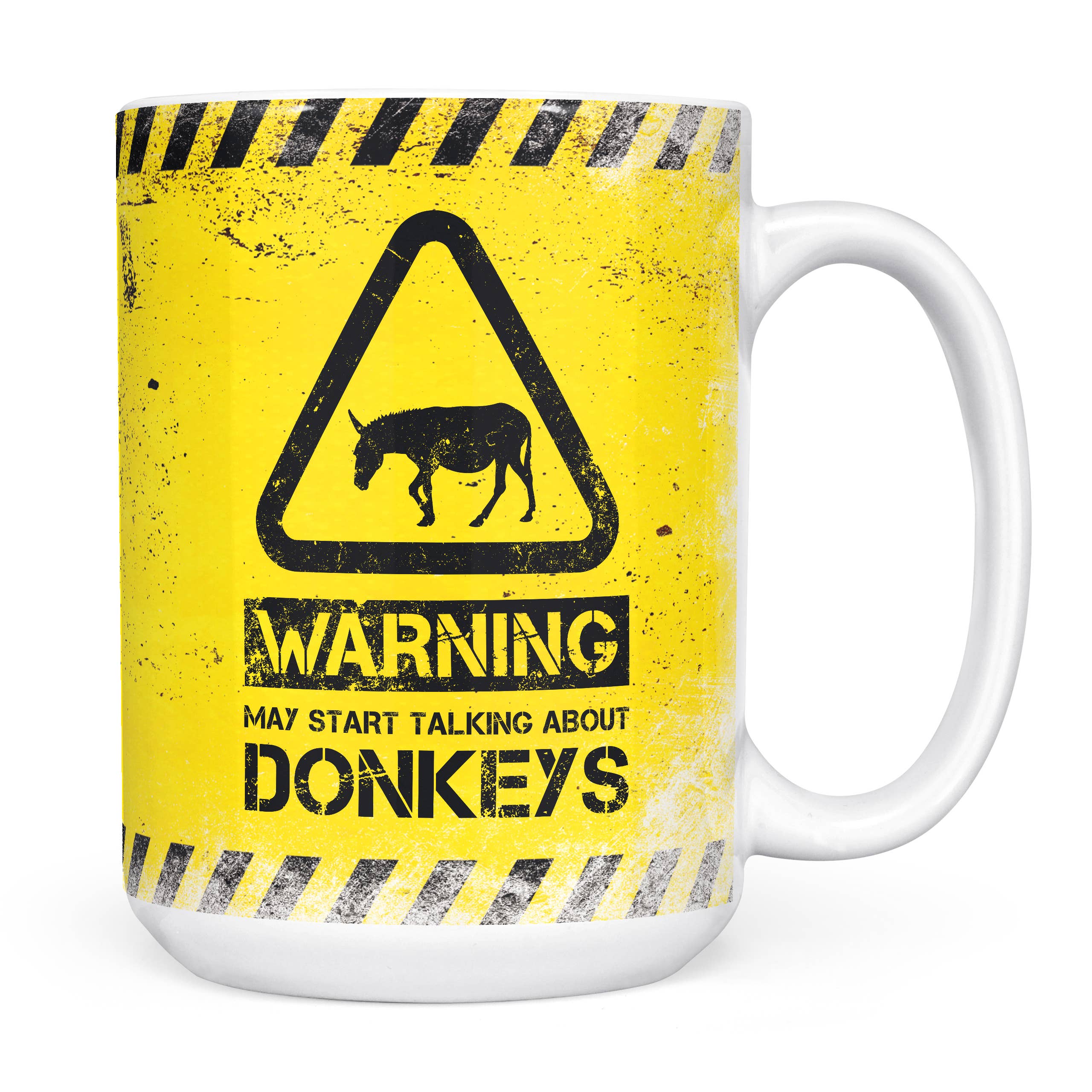 Mug Monster - Vendita all'ingrosso Tazza - Tazza Donkey - Warning May Start Talking About Donkeys8