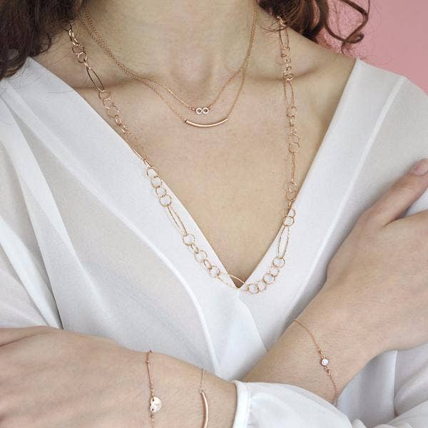 Ofina Jewelry - Wholesale Pendant/Charm Necklace - Tiny Infinity Necklace