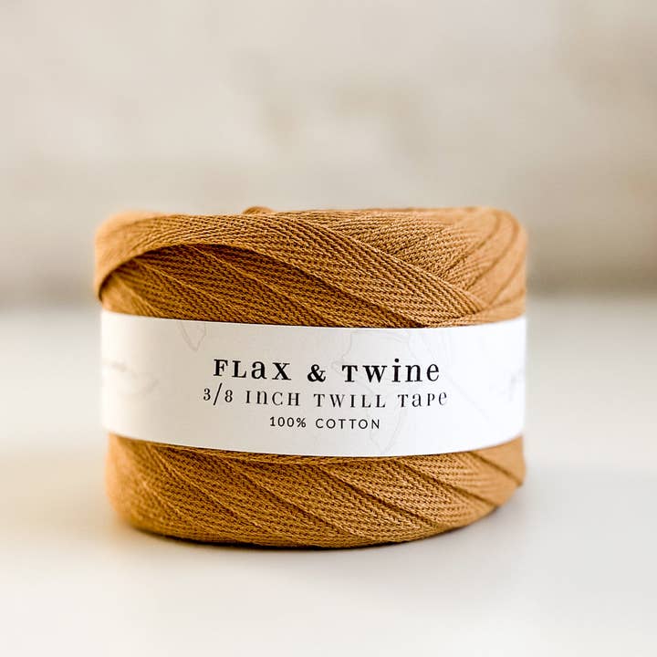 Flax & Twine - Wholesale Craft Supplies - Flax & Twine Cotton Twill Tape (3/8")