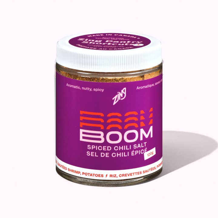 Boom Chili Seasoning (Mexican + Indian Inspired Flavours) for wholesale by Zing Pantry Shortcuts