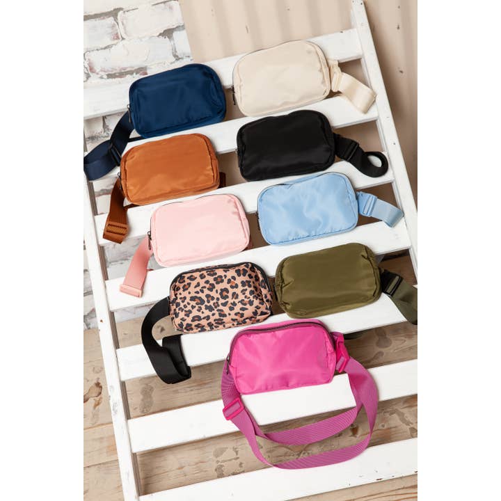 JOSSLYN by wall to wall - Wholesale Belt Bag - Women's - CROSS BODY SLING FANNY PACK BELT BAG | 90FP101