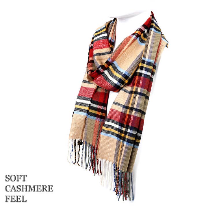 Unisex Acrylic Cashmere Feels Winter Scarves for wholesale by Selini New York