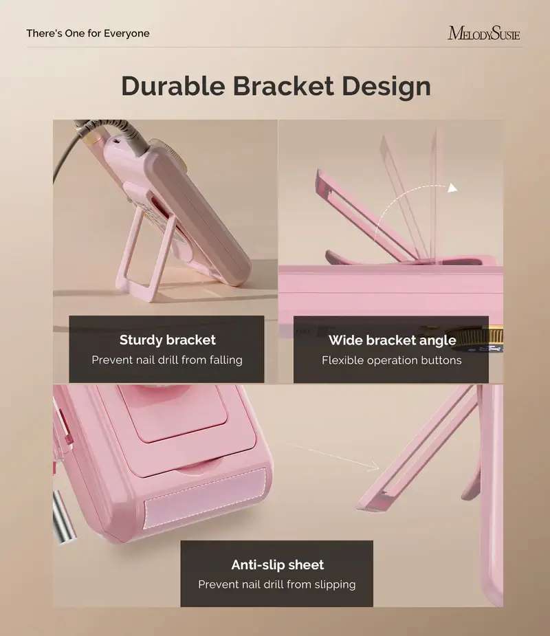 MELODYSUSIE - Wholesale Nail Clipper/Scissor - SM330G Rechargeable 35000RPM Nail Drill7