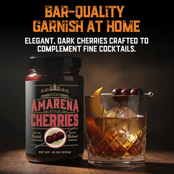 Aged & Charred - Wholesale Cocktail Mix/Syrup - Amarena Cocktail Cherries2