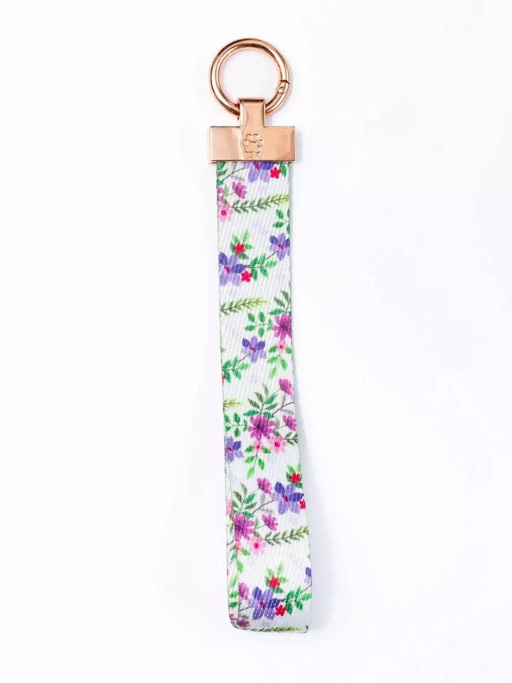 Wildflower Meadow Wristlet Keychain for wholesale by Aria the Fox