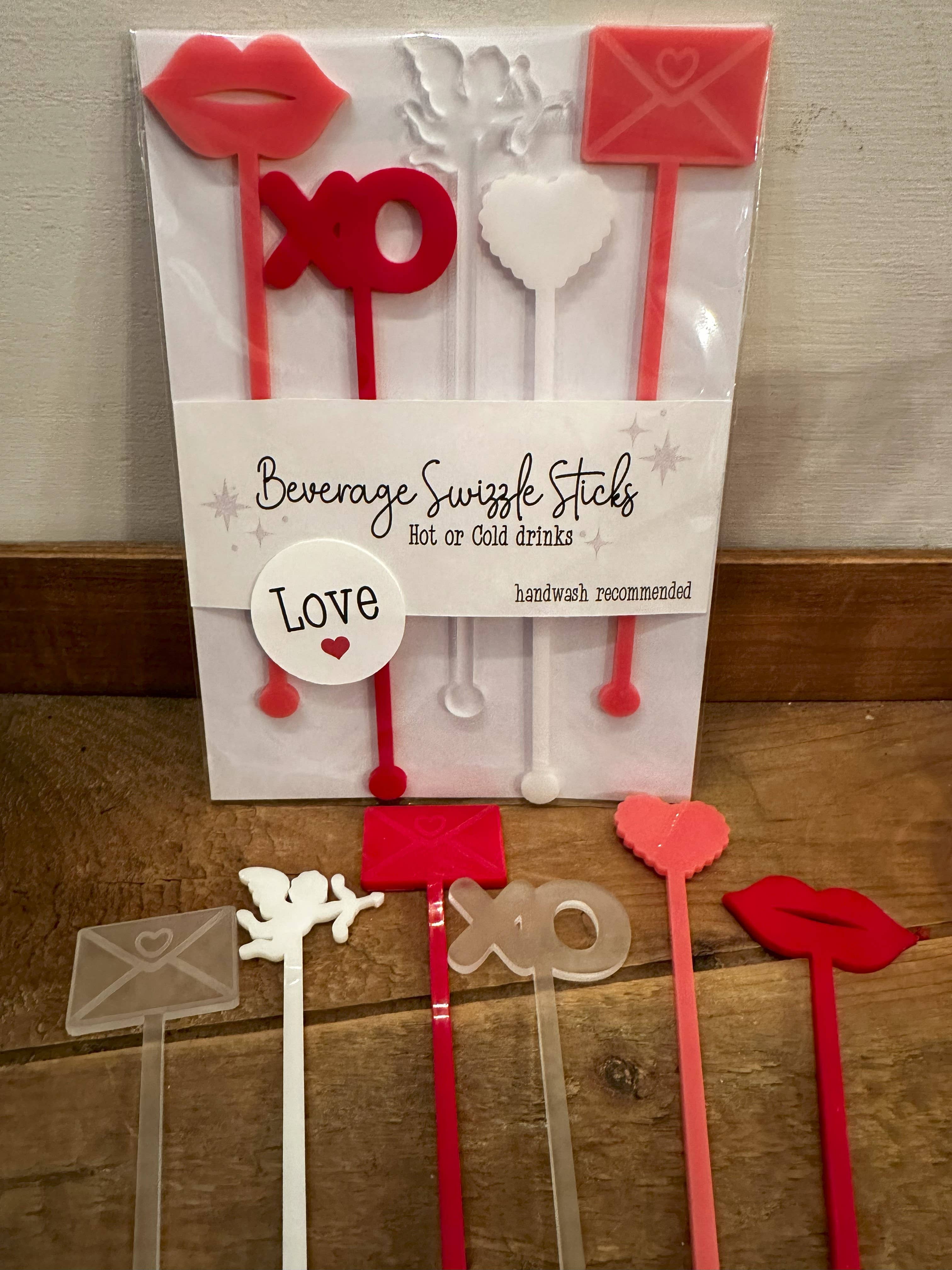 B4homemade, LLC - Wholesale Drink Stirrer - Swizzle Sticks - Custom Text1