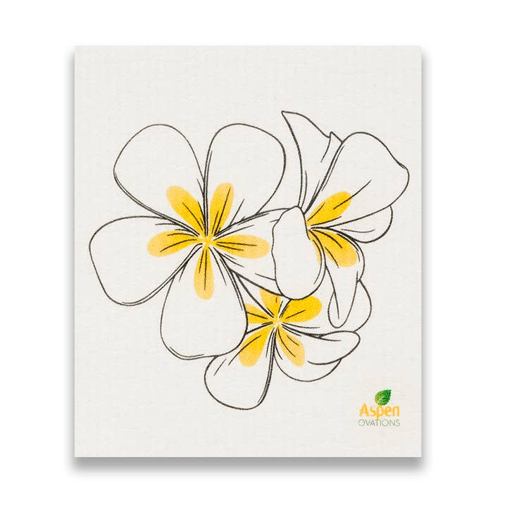 Chiffon Éponge de Cuisine Éco-Responsable Minimaliste Chic en Aquarelle pour la vente par AspenOvations