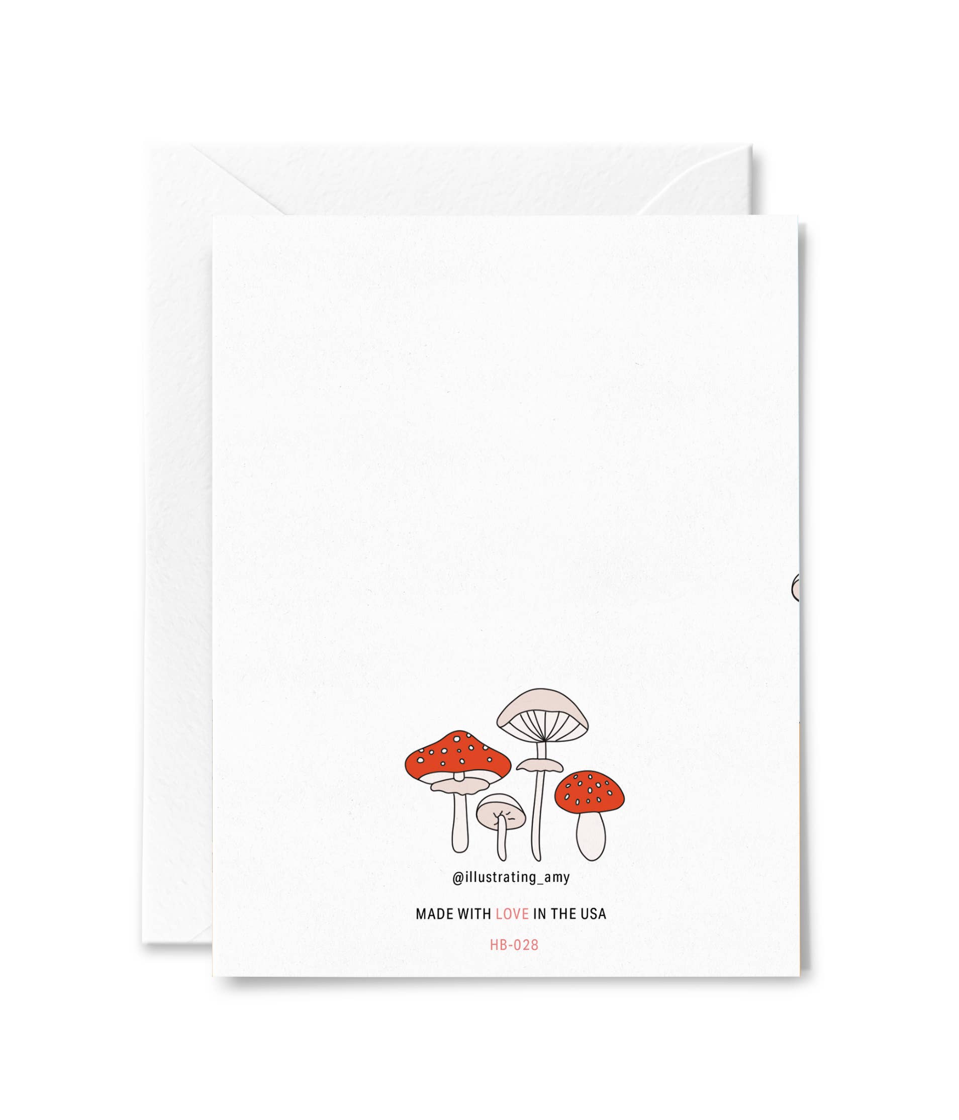 Illustrating Amy - Wholesale Birthday Card - Mushroom Birthday Card1