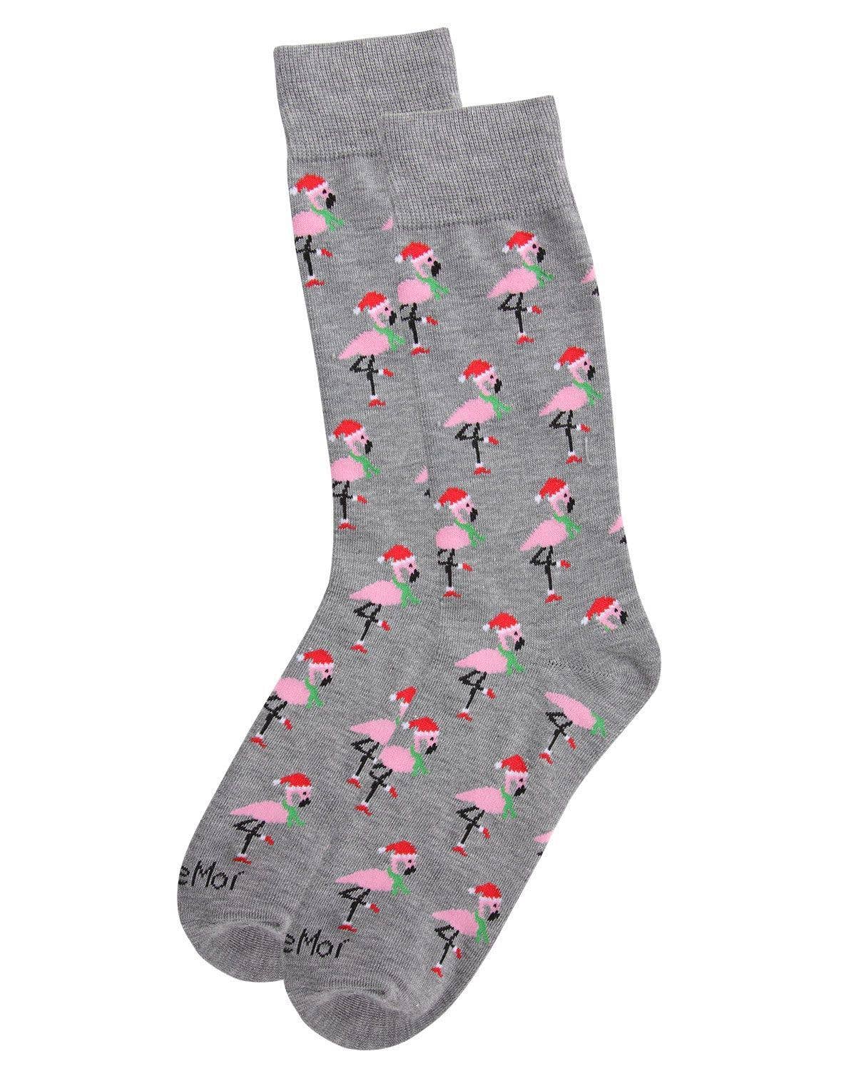 Infinity Classics International Inc. - Wholesale Socks - Men's - MeMoi Flamingos Men's Crew Socks5
