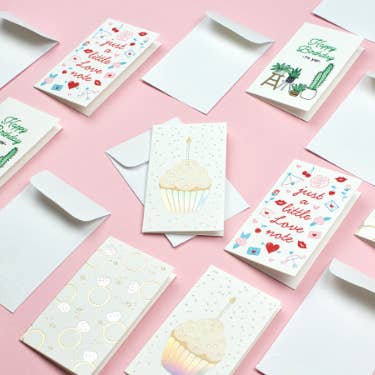 Elum Designs - Wholesale Stationery/Notecard Set - GE, Egg-Cellent - 10 Mini Notes1
