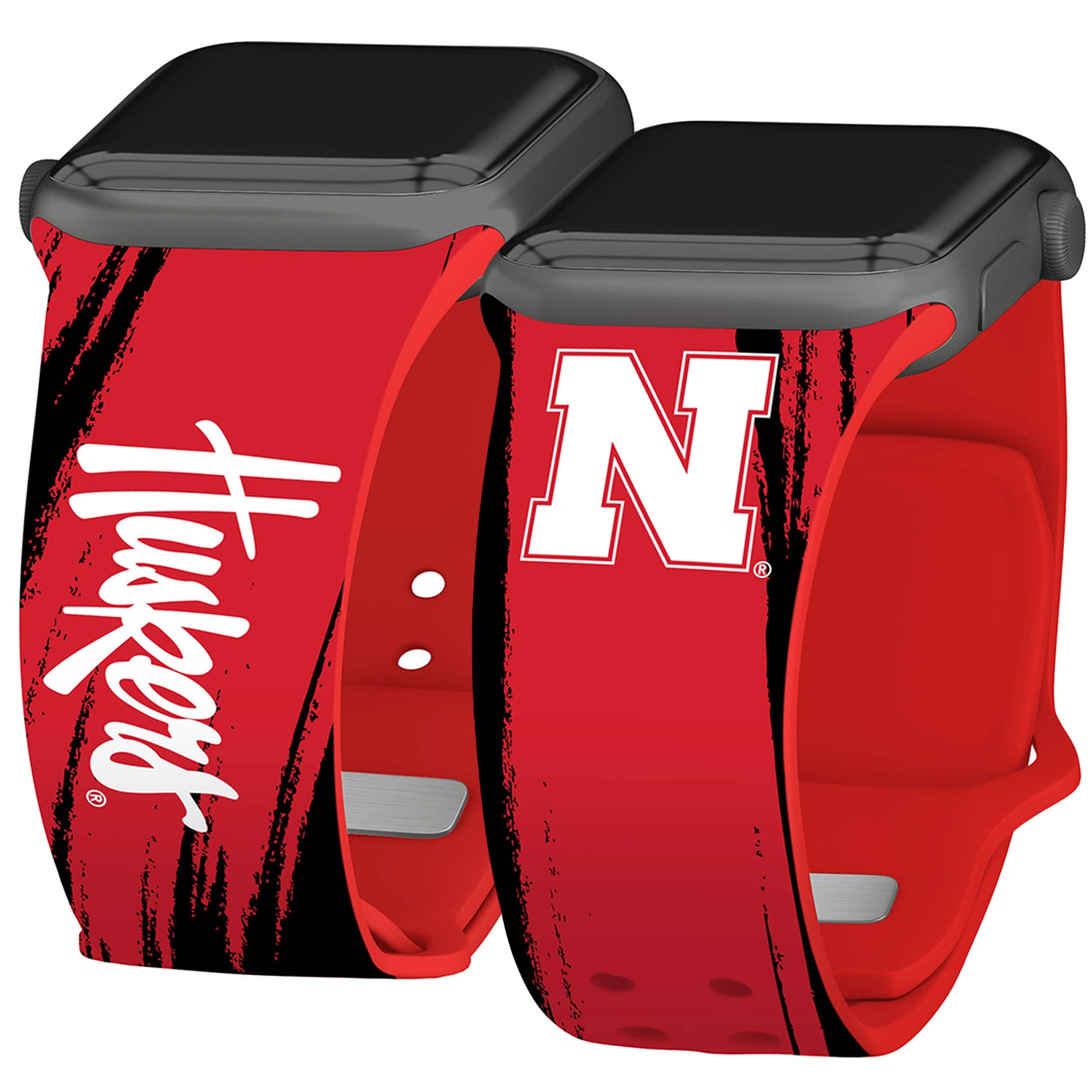 Affinity Bands - Wholesale Watch Band/Strap - Unisex - Nebraska Huskers Paint HD Apple Watch Band0
