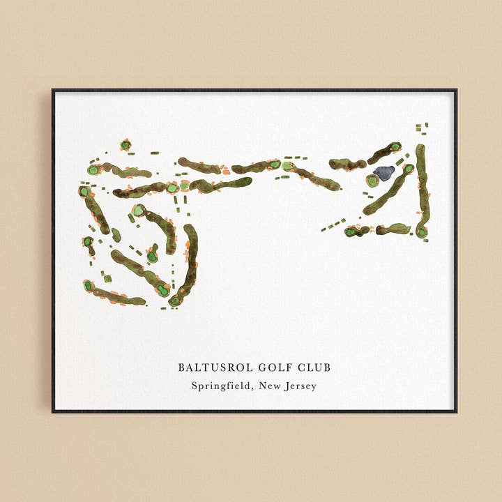 Baltusrol Golf Print for wholesale by ally aiken design