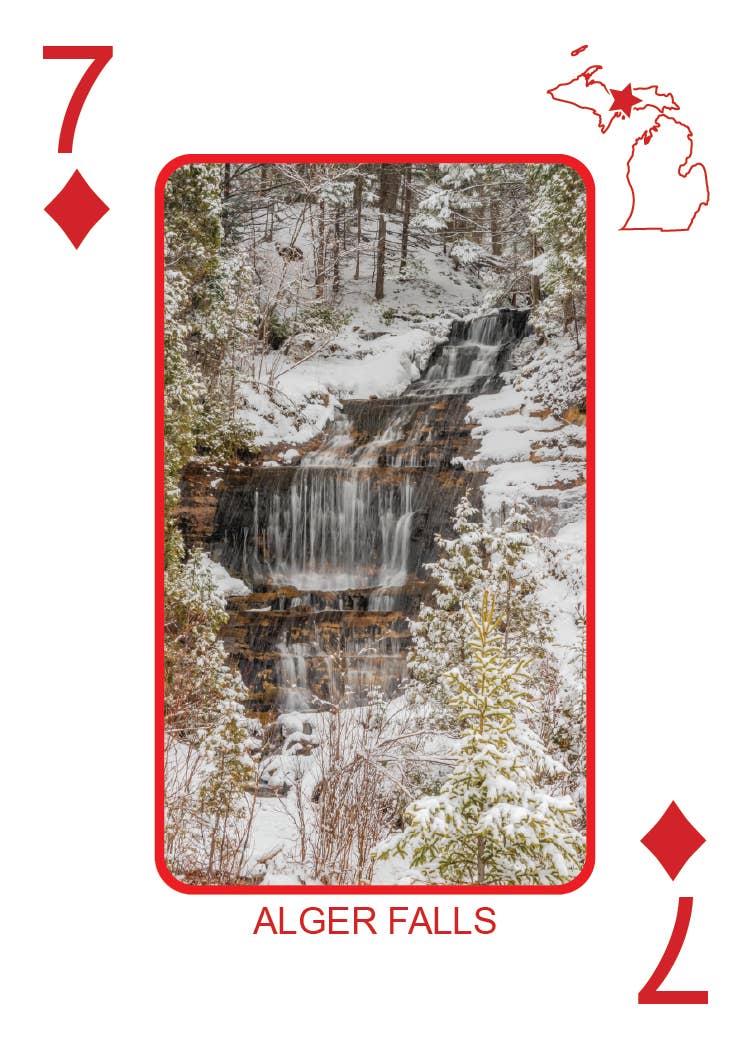 Phil Stagg Photography - Wholesale Playing Cards - WATERFALLS OF MICHIGAN - Playing Cards - Euchre Friendly47