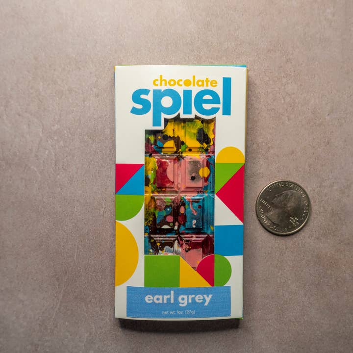 ChocolateSpiel - Wholesale Chocolate Bar - Earl grey chocolate bar | with almonds | bean to bar | vegan1