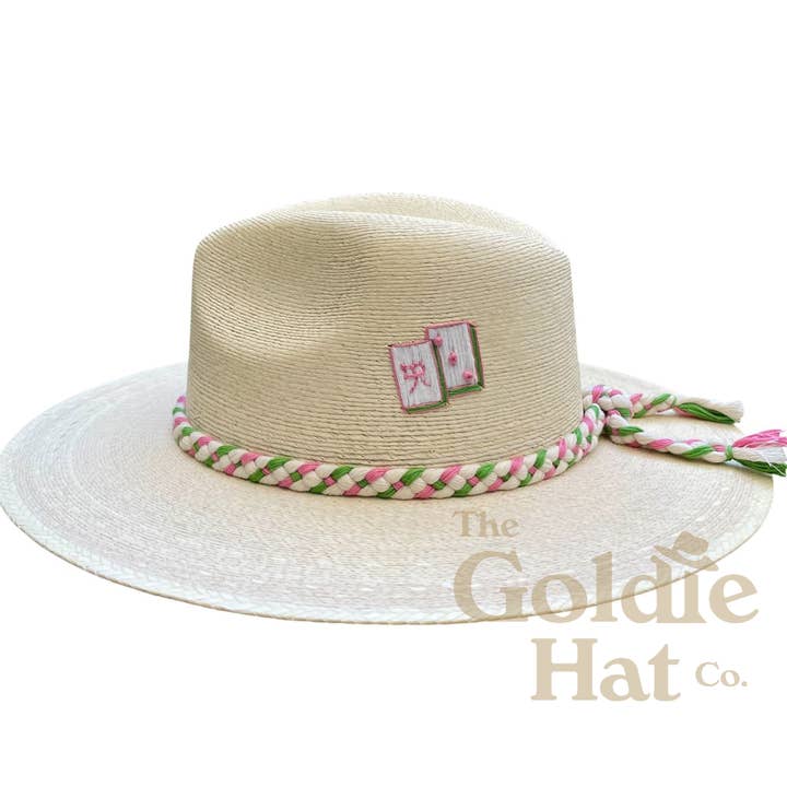 MAHJ PALM HAT for wholesale by The Goldie Hat Co