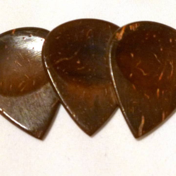 GripExotic Coconut for wholesale by US Blues Artist Quality Guitar Picks