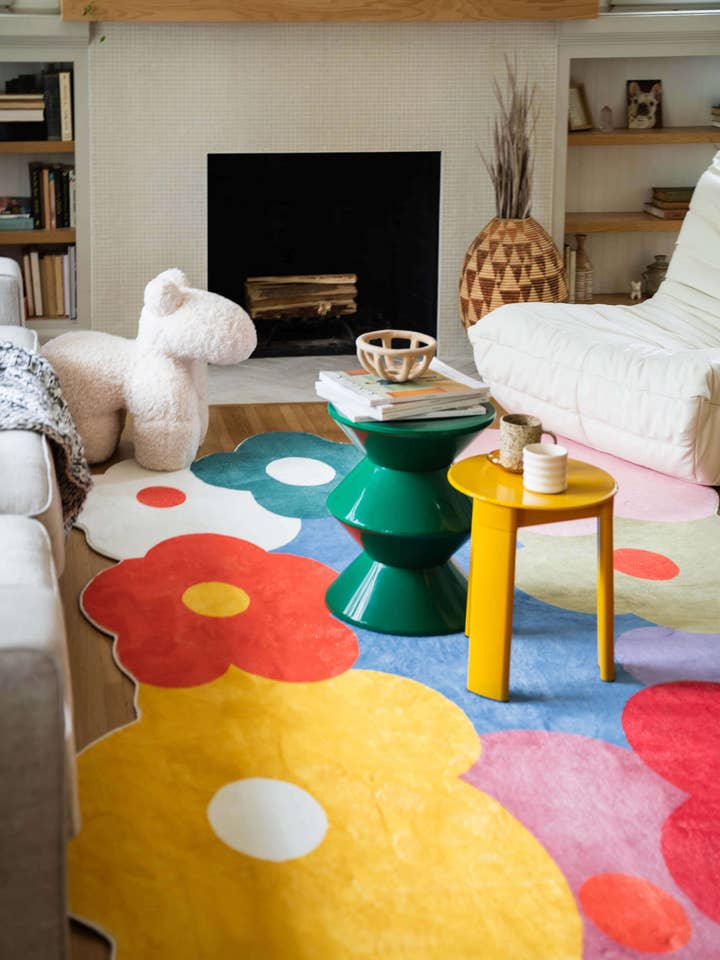 Funky Flowers Rug for wholesale by Lany Space