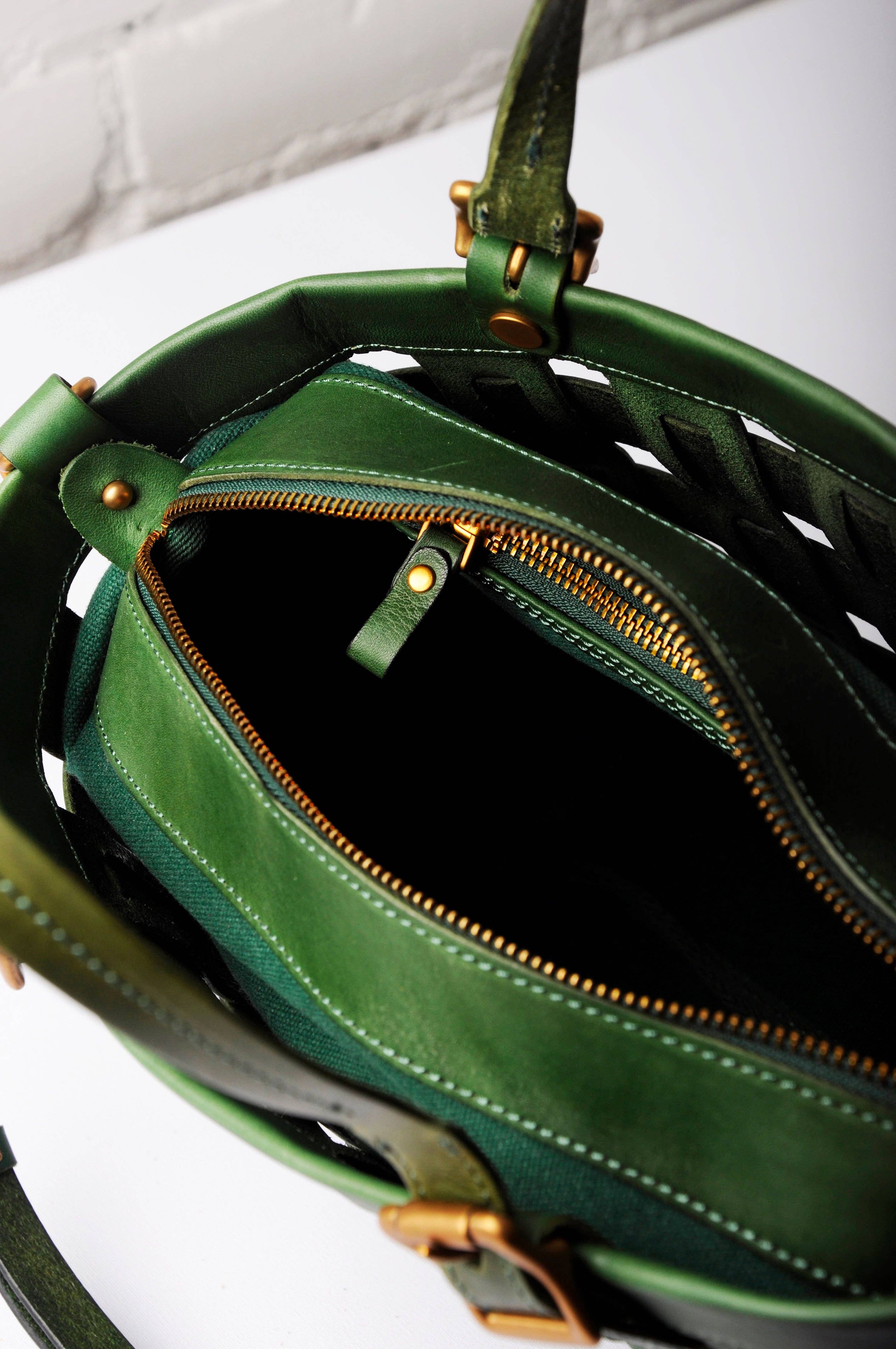 UPPDOO - Wholesale Tote Bag - Women's - Venture Basket Tote - Pine5