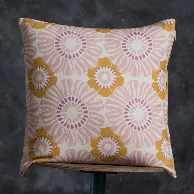 Pop Floral Cushion 45X45 for wholesale by Mahe Homeware